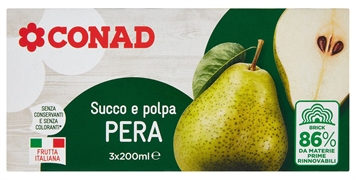 CONAD Succo e polpa pera