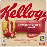 KELLOGG'S Barretta Morbida Di Cereali Ripiena Alla Fragola