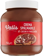 VALIS Crema Spalmabile al cacao magro e nocciole