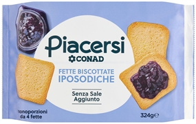 CONAD PIACERSI FETTE BISCOTTATE IPOSODICHE