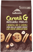 GALBUSERA CEREALI G INTEGRALI FARCITI CON CREMA DI GIANDUIA NERO