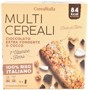 CEREALITALIA Multicereali cioccolato extra fondente e cocco
