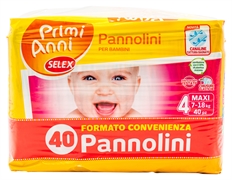 SELEX PRIMI ANNI (FAMILA, A&O, IL GIGANTE) PANNOLINI PER BAMBINI