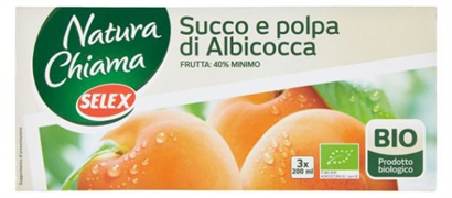 SELEX SUCCO E POLPA DI ALBICOCCA