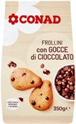 CONAD FROLLINI CON GOCCE DI CIOCCOLATO