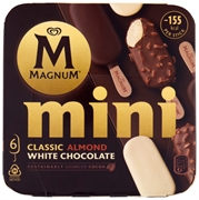 ALGIDA MAGNUM MINI ALMOND (RICOPERTO CIOCCOLATO AL LATTE CON PEZZETTI DI MANDORLE)