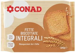 CONAD FETTE BISCOTTATE INTEGRALI