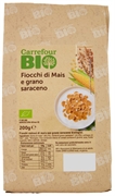 CARREFOUR BIO Fiocchi di Mais e grano saraceno
