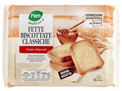 PAM PANORAMA FETTE BISCOTTATE CLASSICHE DORATE E FRAGRANTI