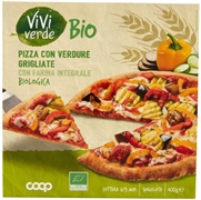 COOP VIVI VERDE PIZZA CON VERDURE GRIGLIATE CON FARINA INTEGRALE BIOLOGICA