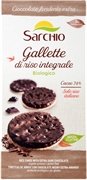 SARCHIO Gallette di riso integrale Cioccolato fondente extra