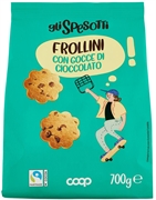 GLI SPESOTTI (COOP) FROLLINI CON GOCCE DI CIOCCOLATO