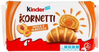 KINDER KORNETTI PESCA E ALBICOCCA