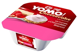 YOMO CHEESECAKE LAMPONE PIÙ CRUMBLE E CIOCCOLATO BIANCO