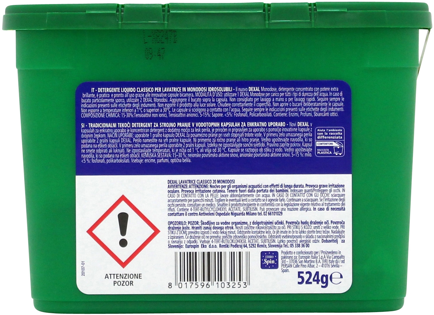 DEXAL (EUROSPIN) CLASSICO MONODOSI