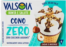VALSOIA CONO ZERO ZUCCHERI AGGIUNTI CACAO E NOCCIOLE