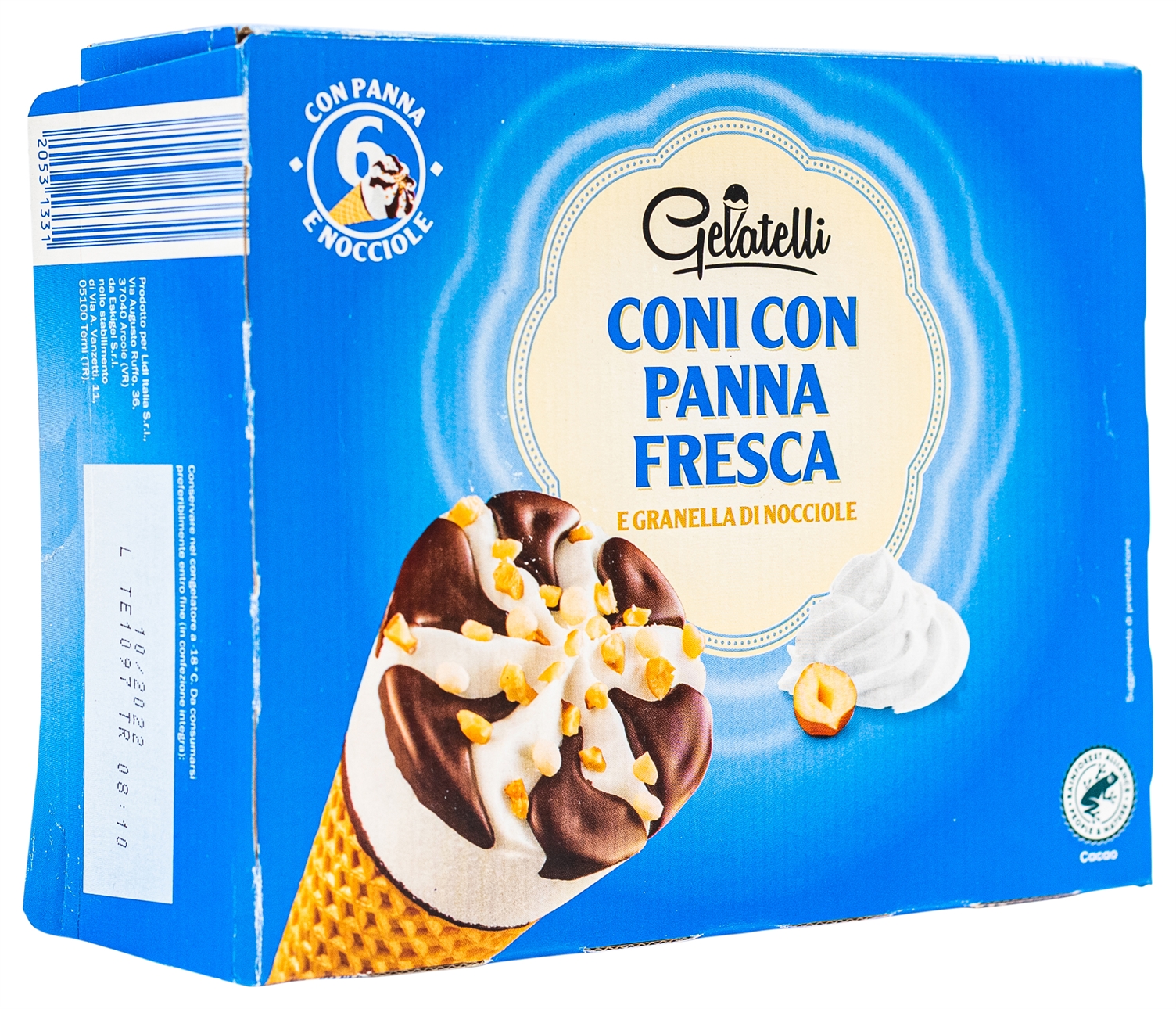 Test e Recensione GELATELLI (LIDL) CONI CON PANNA FRESCA Altroconsumo