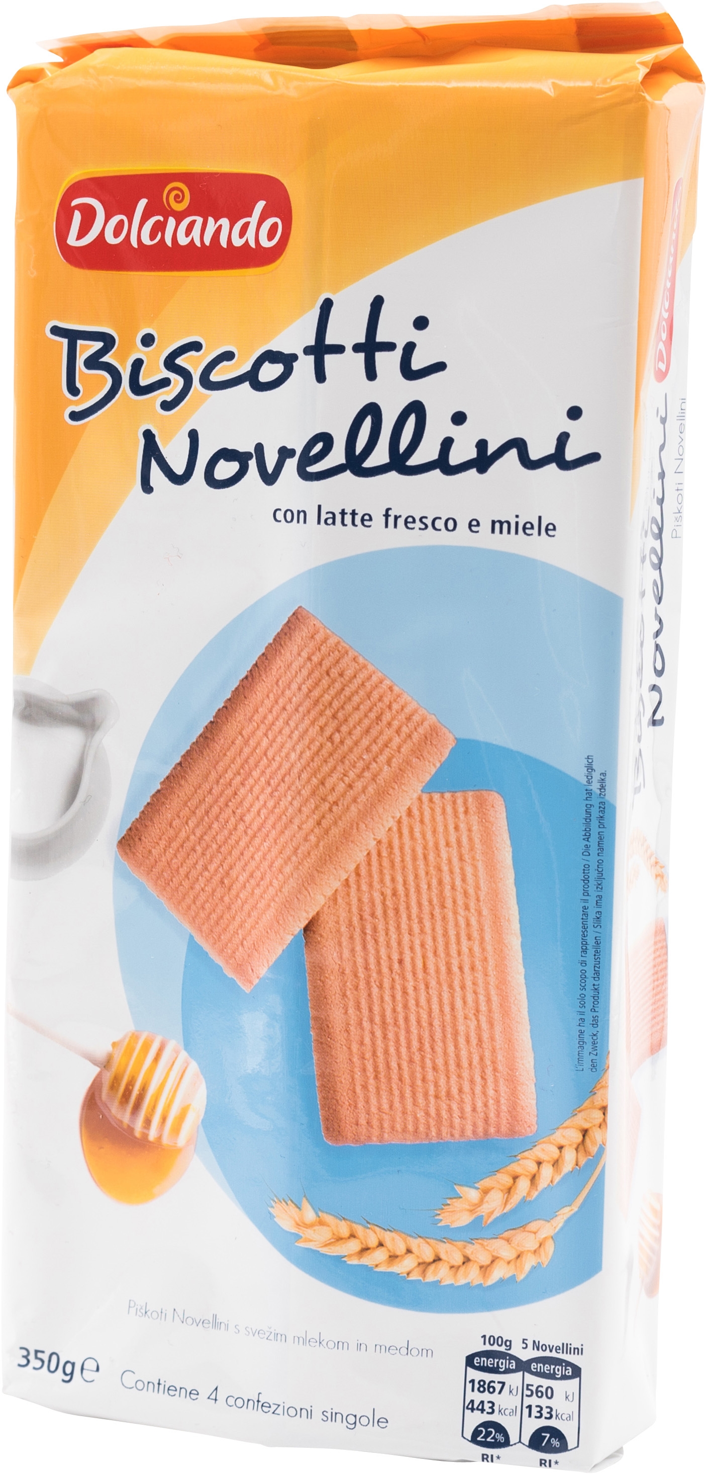Test e Recensione DOLCIANDO (EUROSPIN) Biscotti novellini con latte